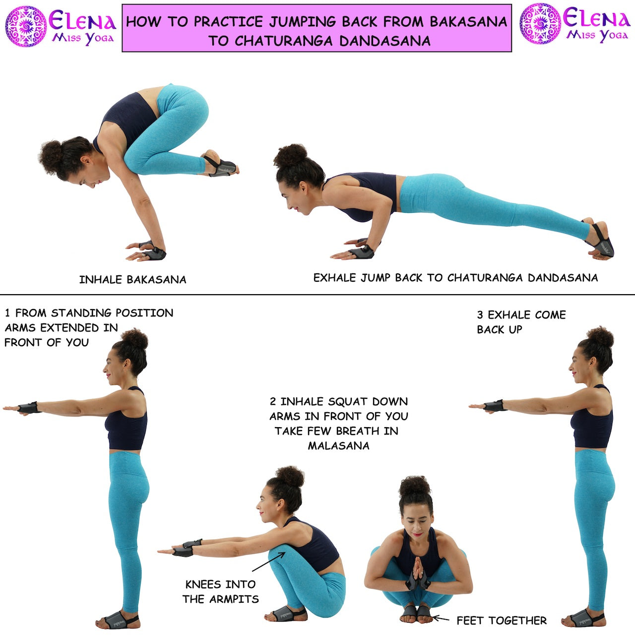 Bakasana to Chaturanga Dandasana